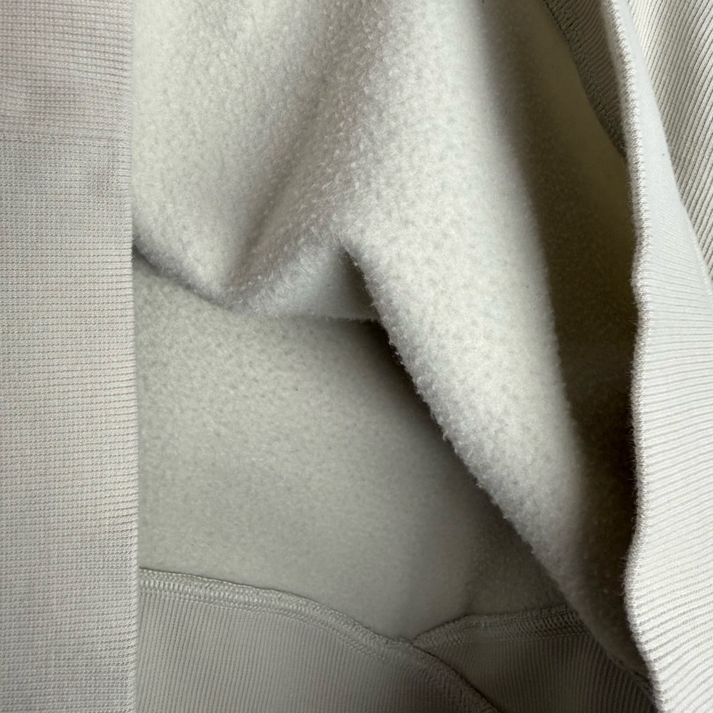 Lululemon Scuba Oversized Pullover *Wordmark Bone Size M/L? 23.5” PTP - Picture 2 of 4